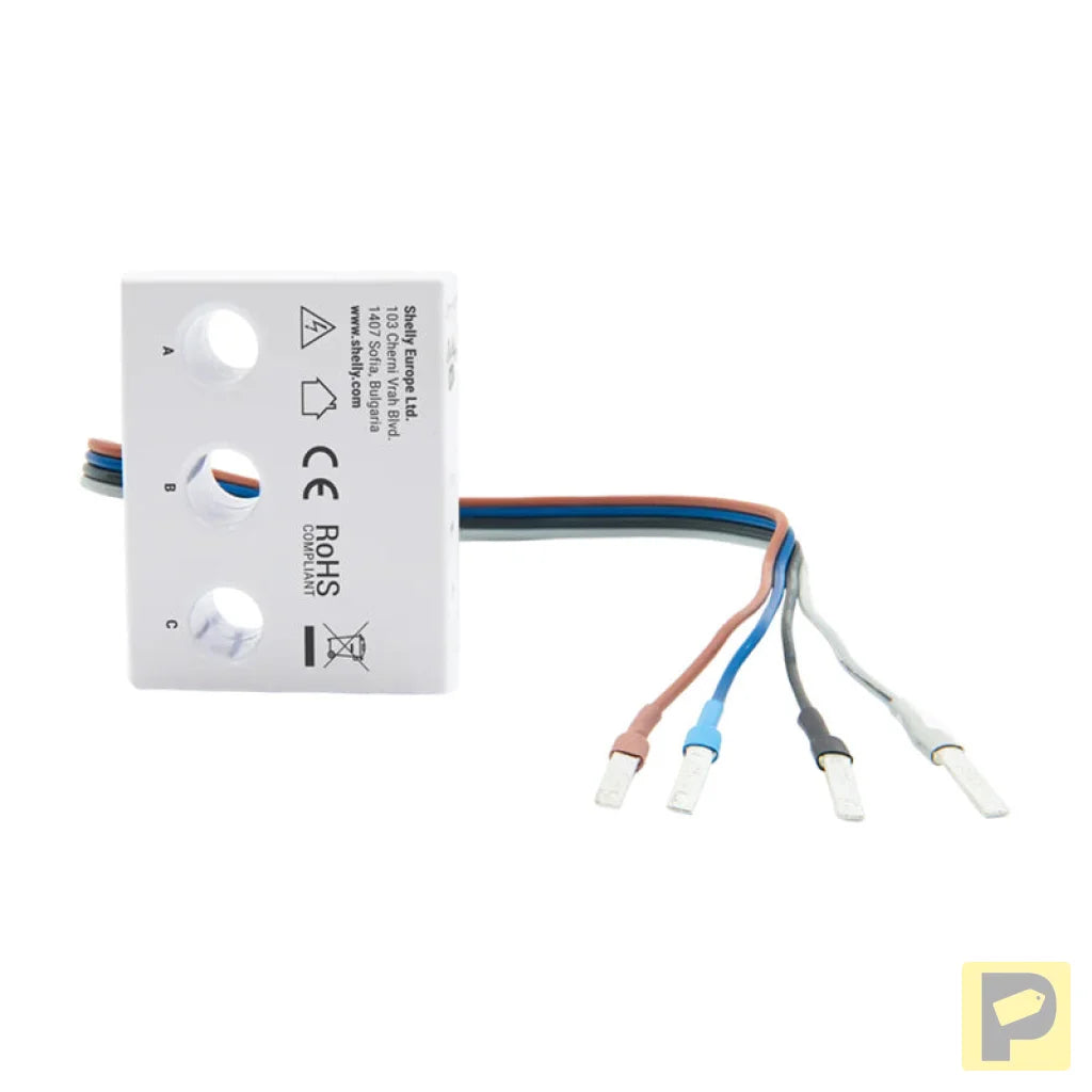 Shelly 3EM-63W Gen3 1/3-channel WiFi energy meter (wired model)