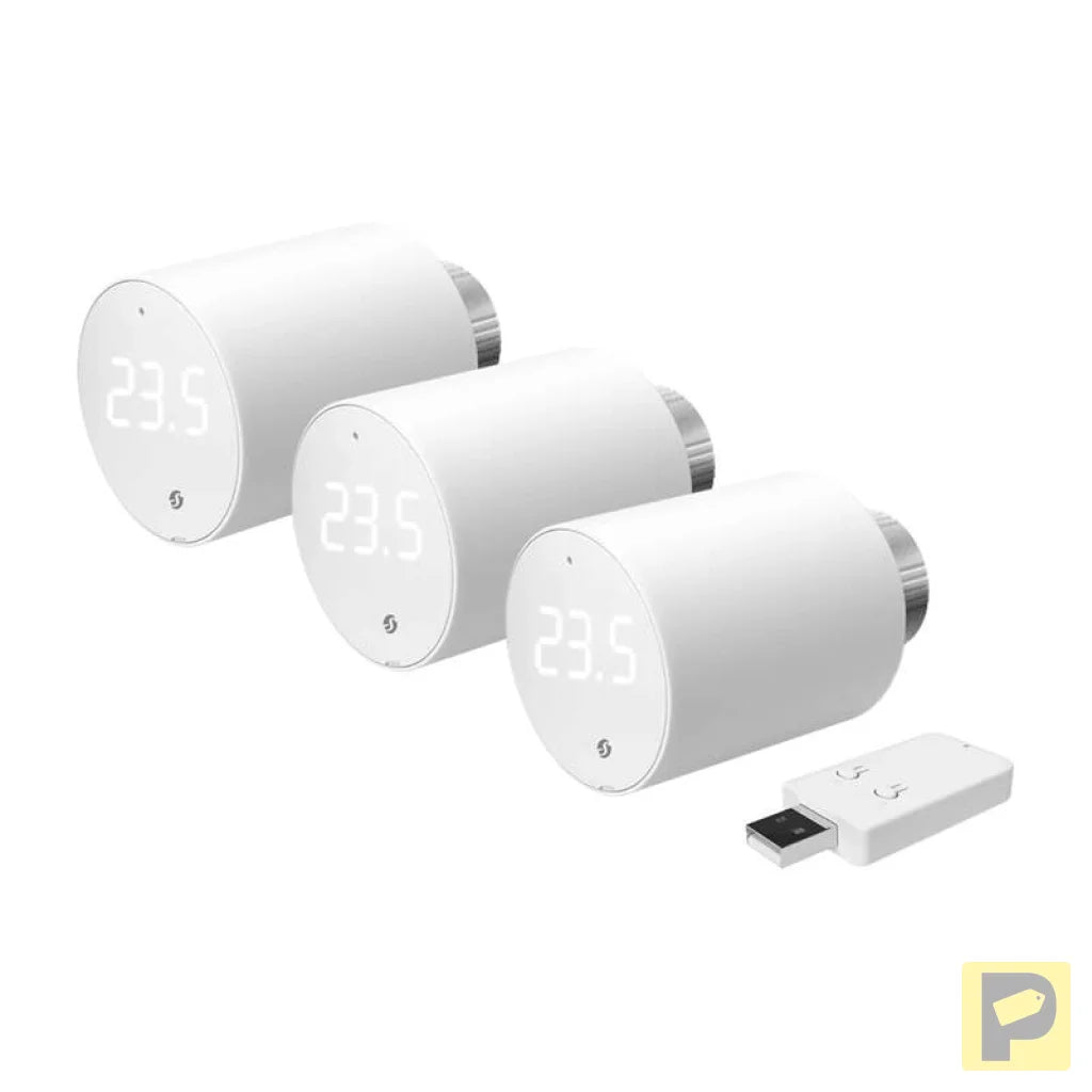 Shelly BLU TRV Thermostatic head, WiFi/Bluetooth (3 pieces with control unit)
