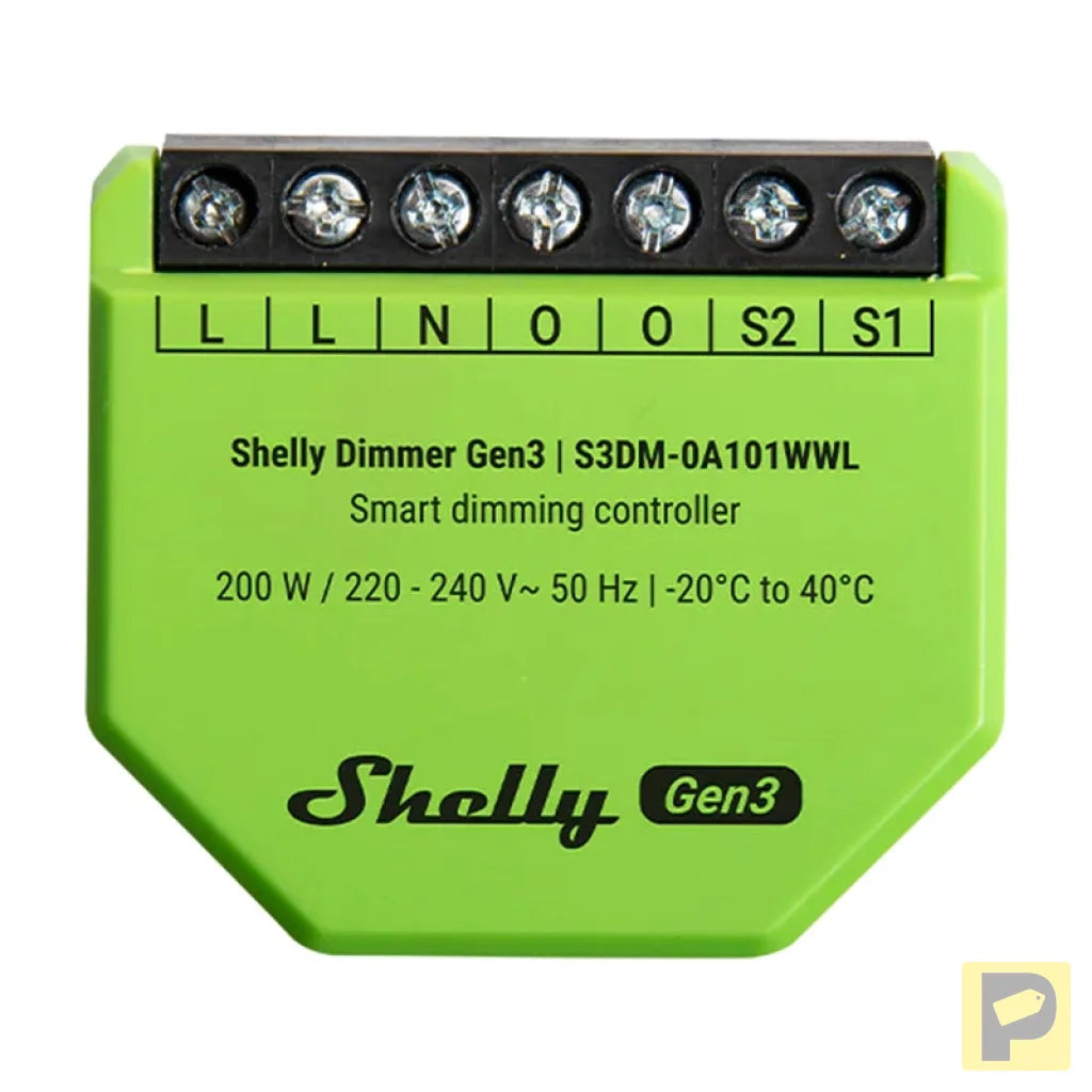 Shelly Dimmer Gen3 WiFi Light Controller
