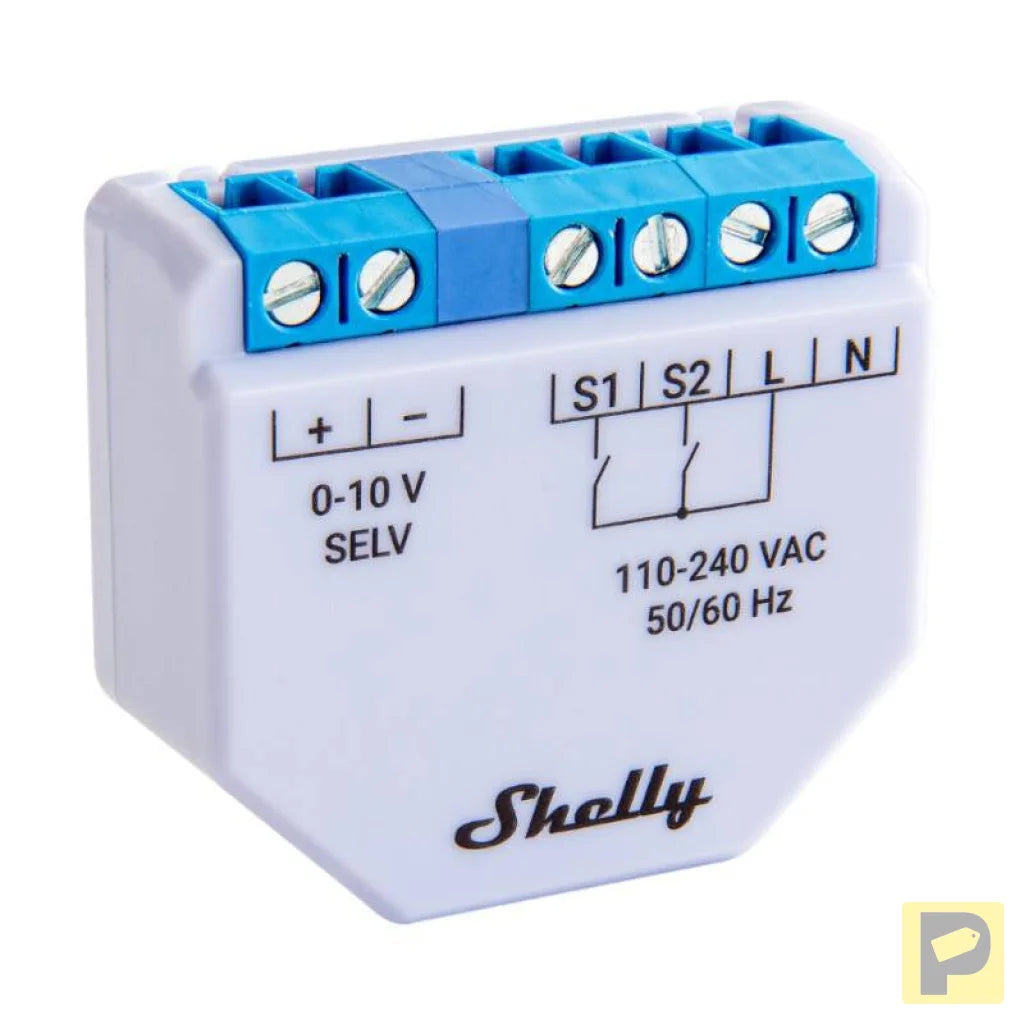 Shelly Plus 0-10V Light Dimmer, WiFi/Bluetooth