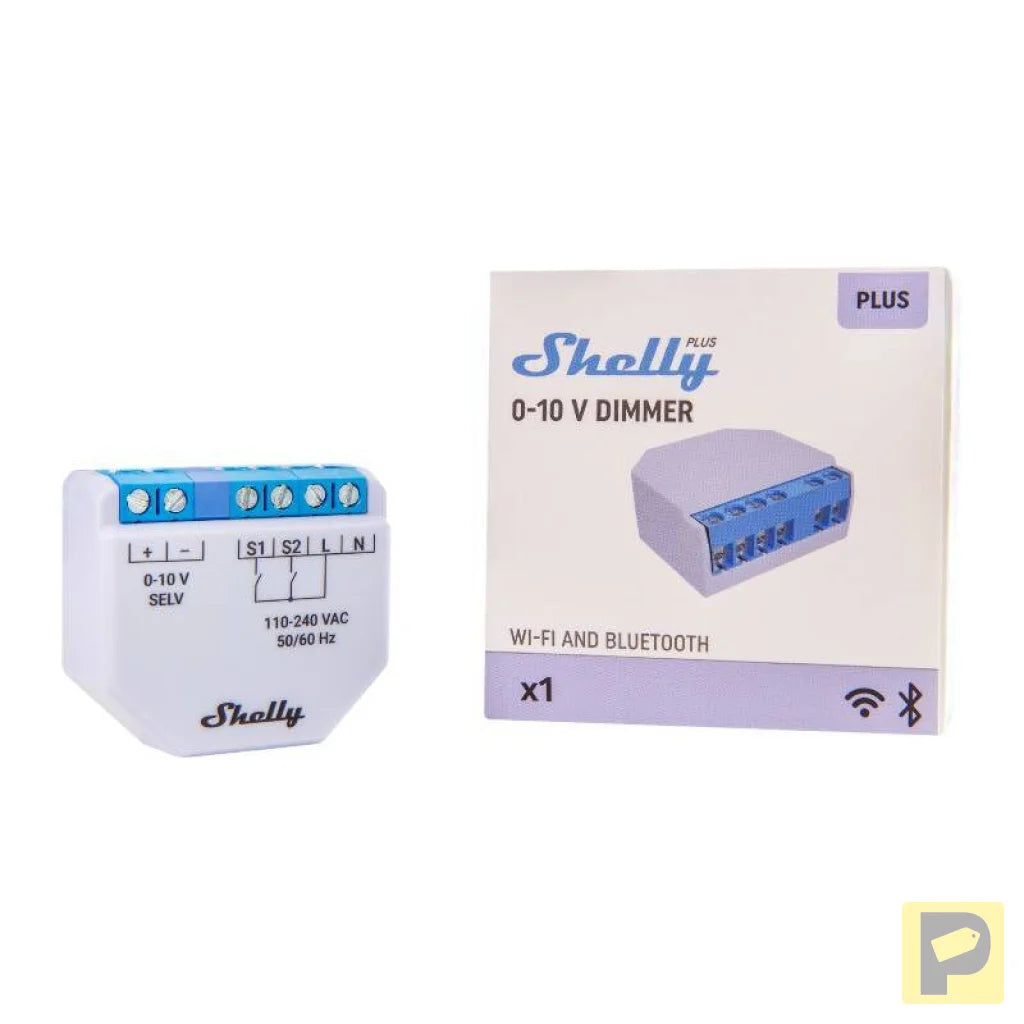 Shelly Plus 0-10V Light Dimmer, WiFi/Bluetooth