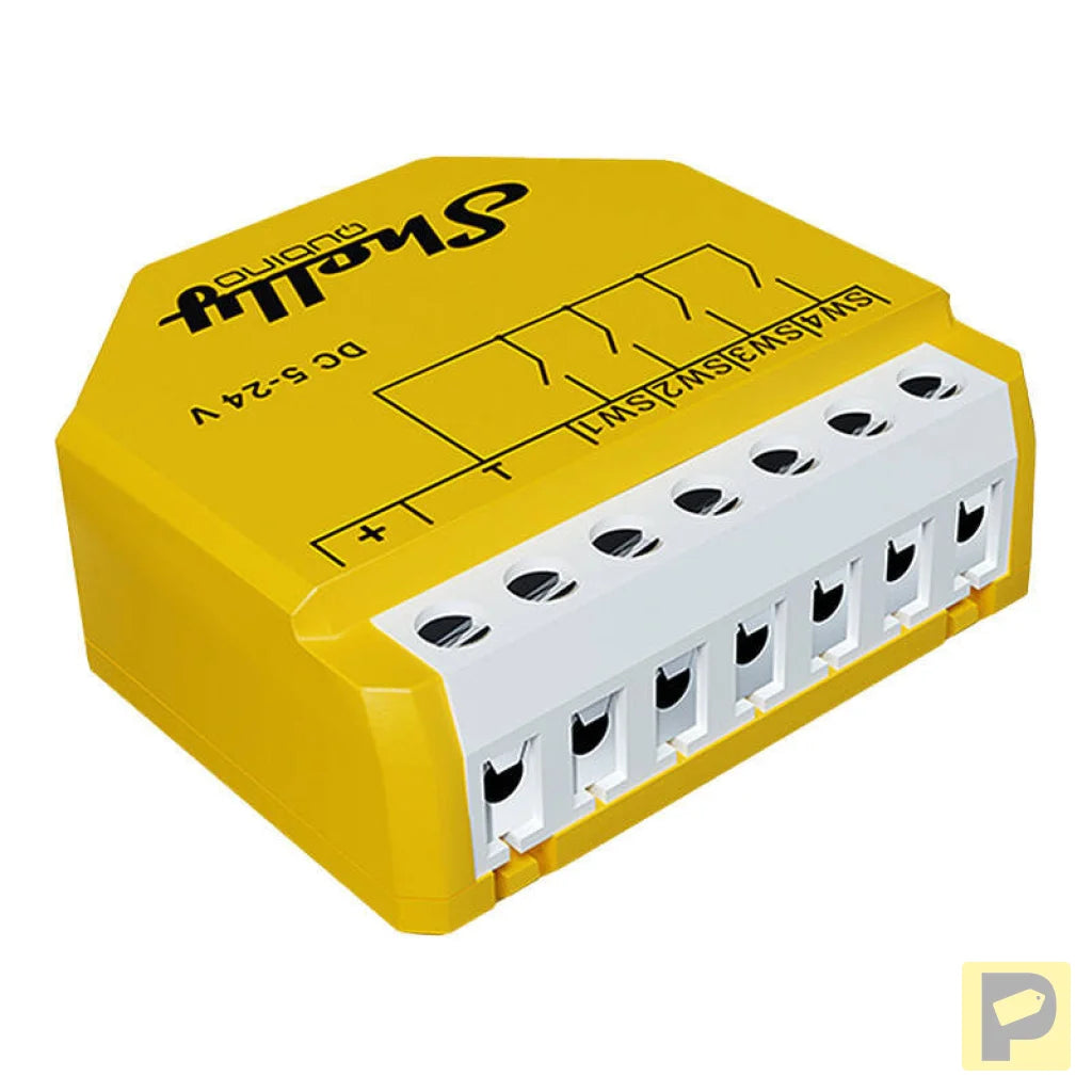 Shelly Qubino Wave i4 DC Scene Controller, Z-Wave (DC 5-24V)