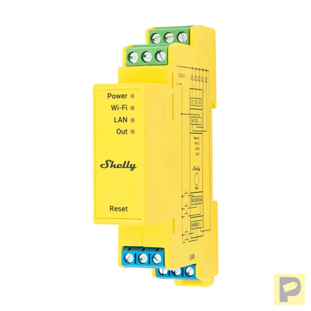 Shelly RGBWW Pro WiFi 5-Channel DIN Rail Lighting Controller