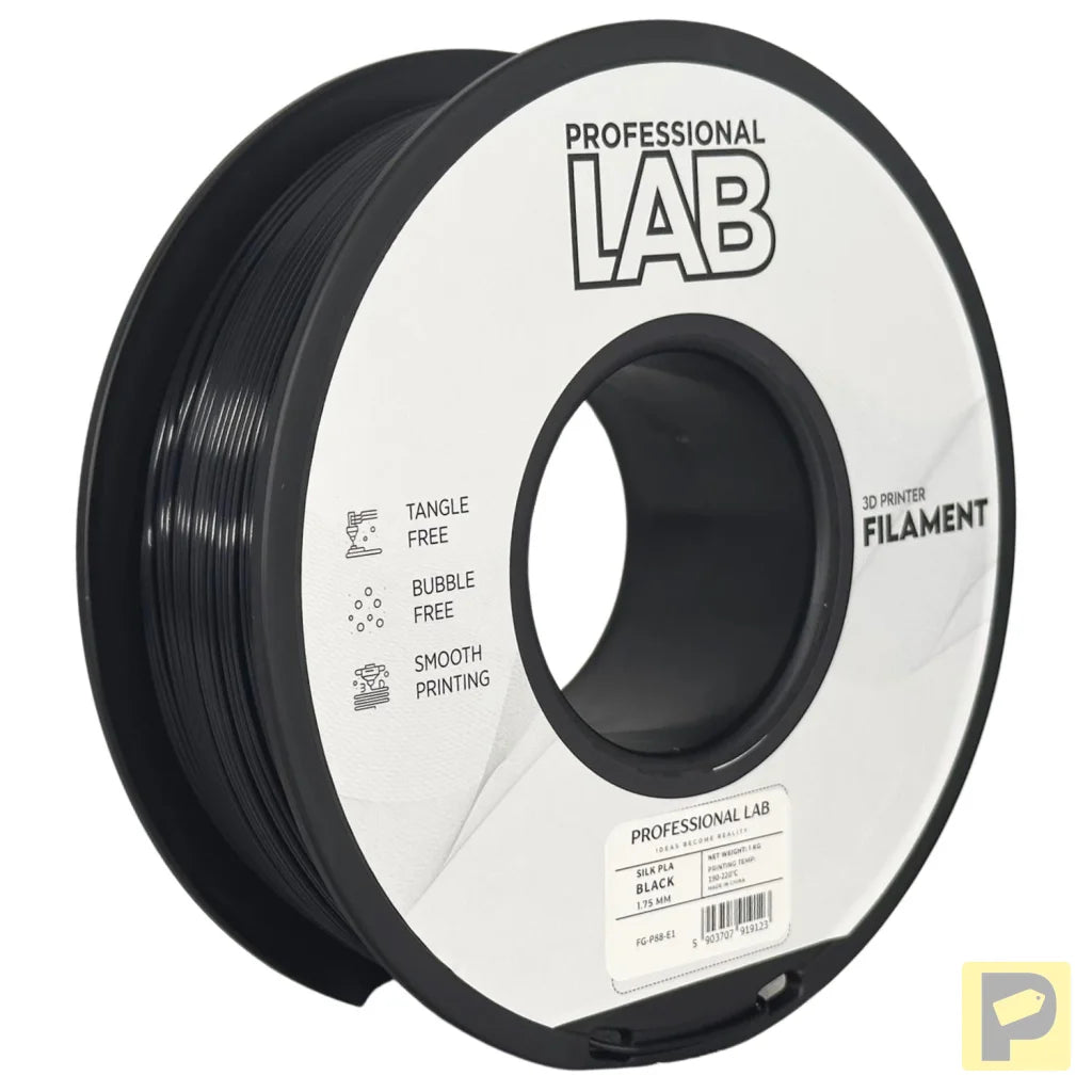 Silk PLA provides a smooth, glossy, silk-like finish. It's aesthetically appealing and perfect for decorative models or display prints.