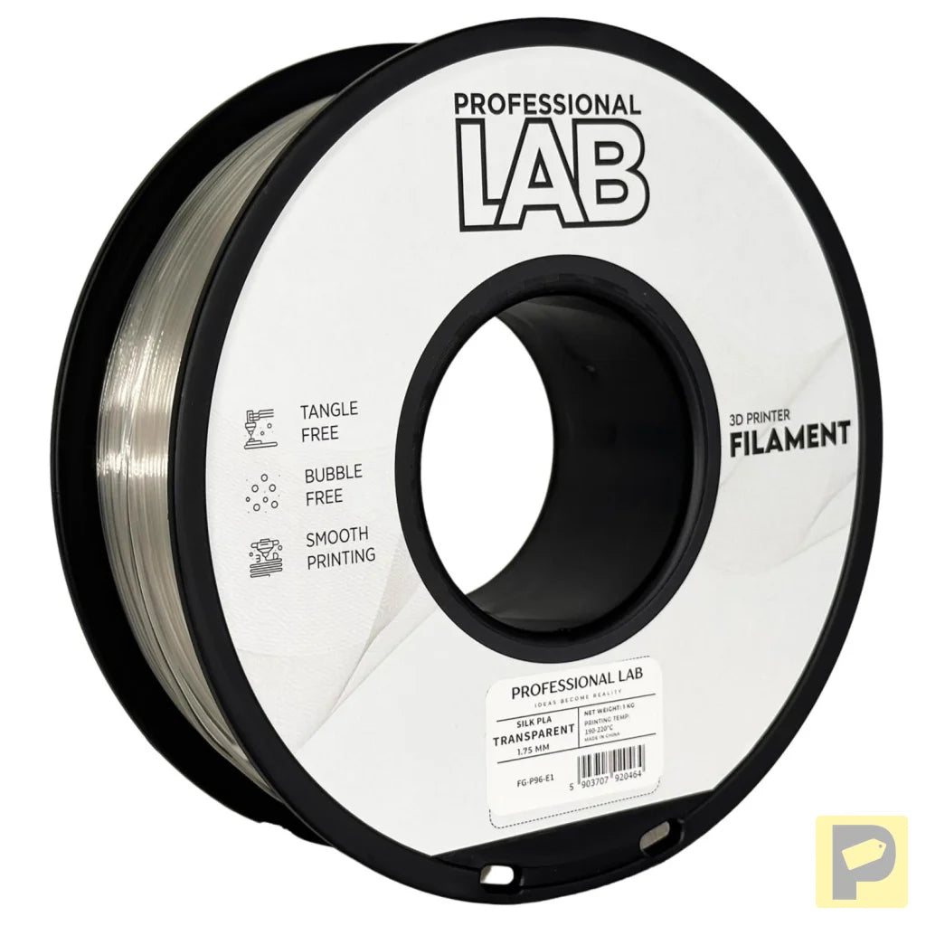 Silk PLA provides a smooth, glossy, silk-like finish. It's aesthetically appealing and perfect for decorative models or display prints.