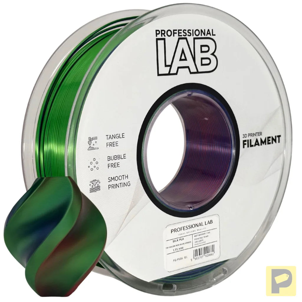 Silk PLA provides a smooth, glossy, silk-like finish. It's aesthetically appealing and perfect for decorative models or display prints.