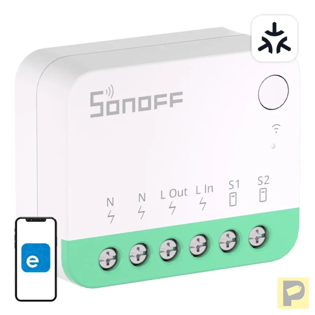 Smart mini switch WiFi Sonoff MINIR4M Matter (HomeKit, SmartThings, Home Assistant)
