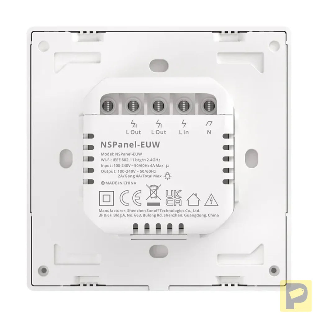 Smart Scene Wall Switch WiFi Sonoff NSPanel (white)