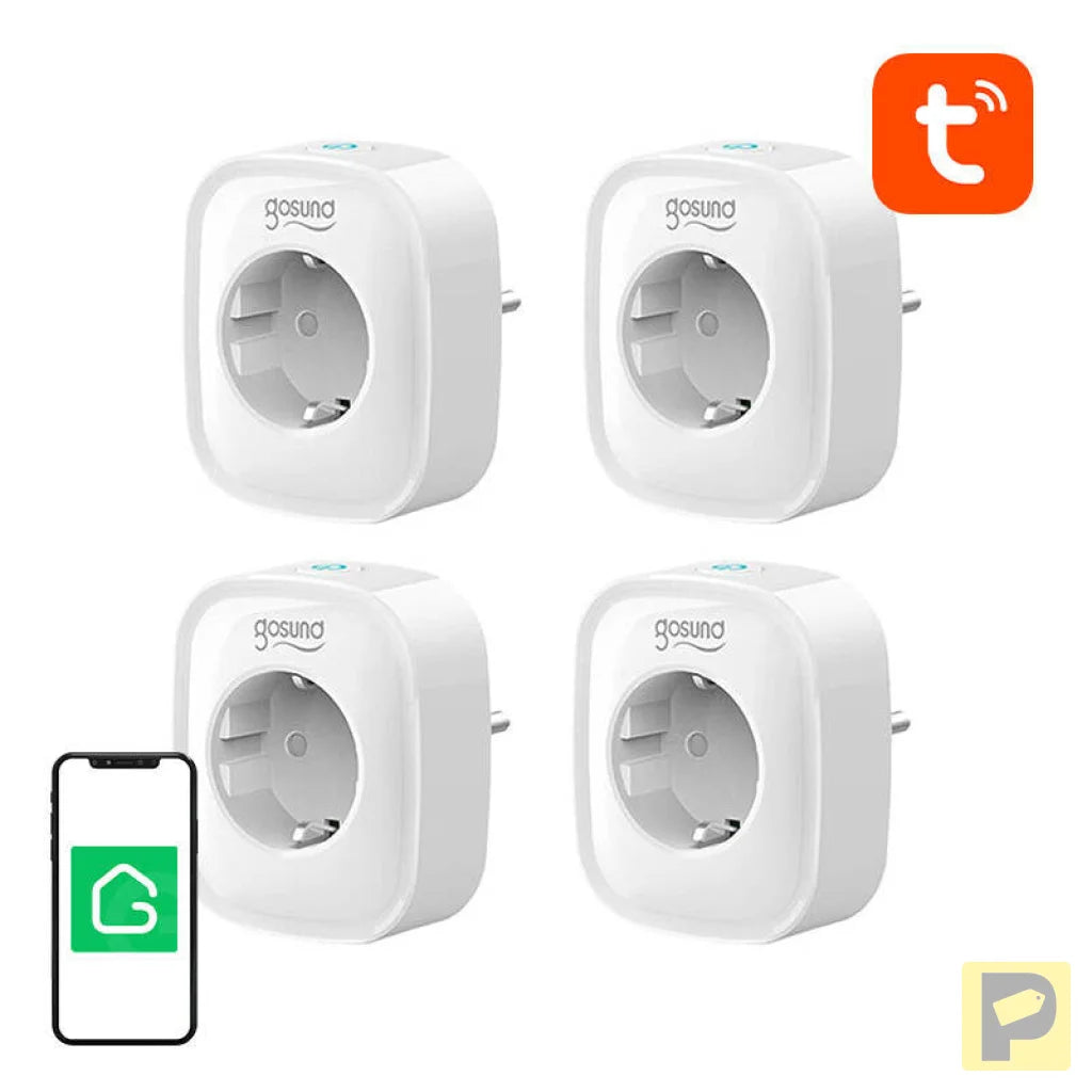 Smart socket WiFi Gosund SP1 (4-pack) Tuya