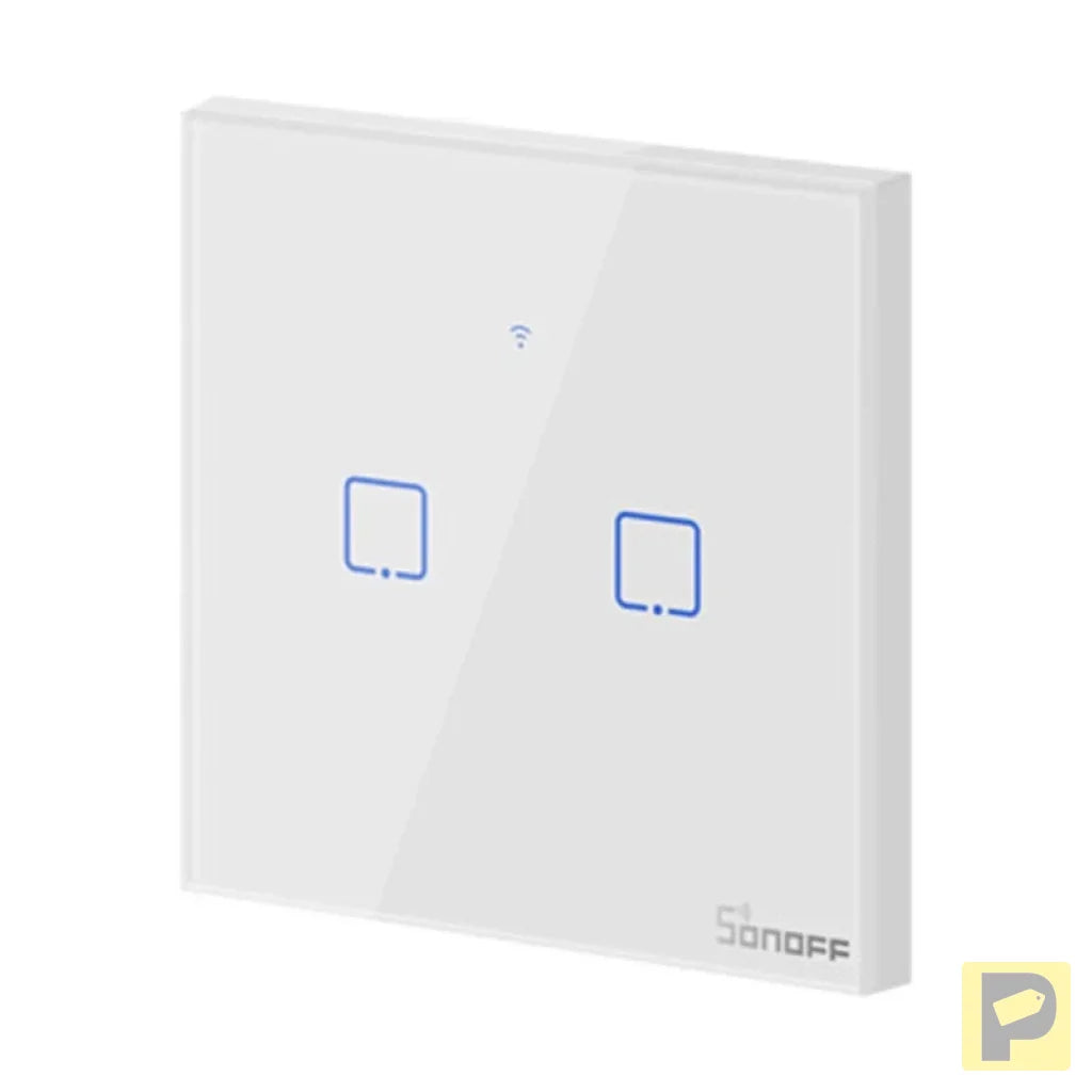 Smart Switch WiFi + RF 433 Sonoff T1 EU TX (2-channel)