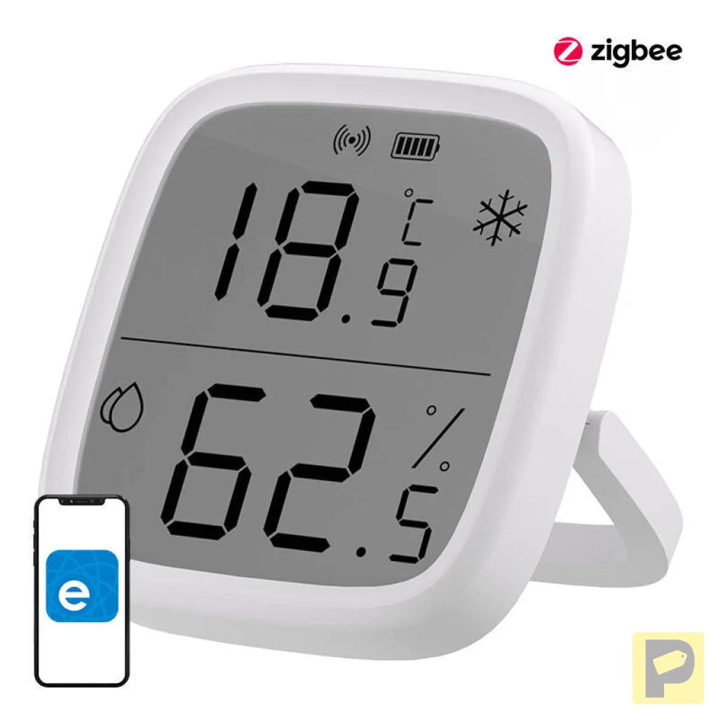 Smart Temperature and Humidity Sensor ZigBee LCD Sonoff SNZB-02D