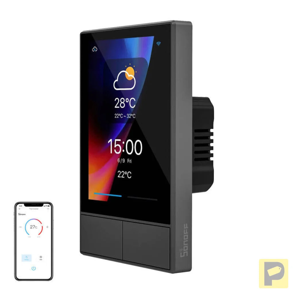 Smart WiFi control panel SONOFF NSPanel (black, 120mm)