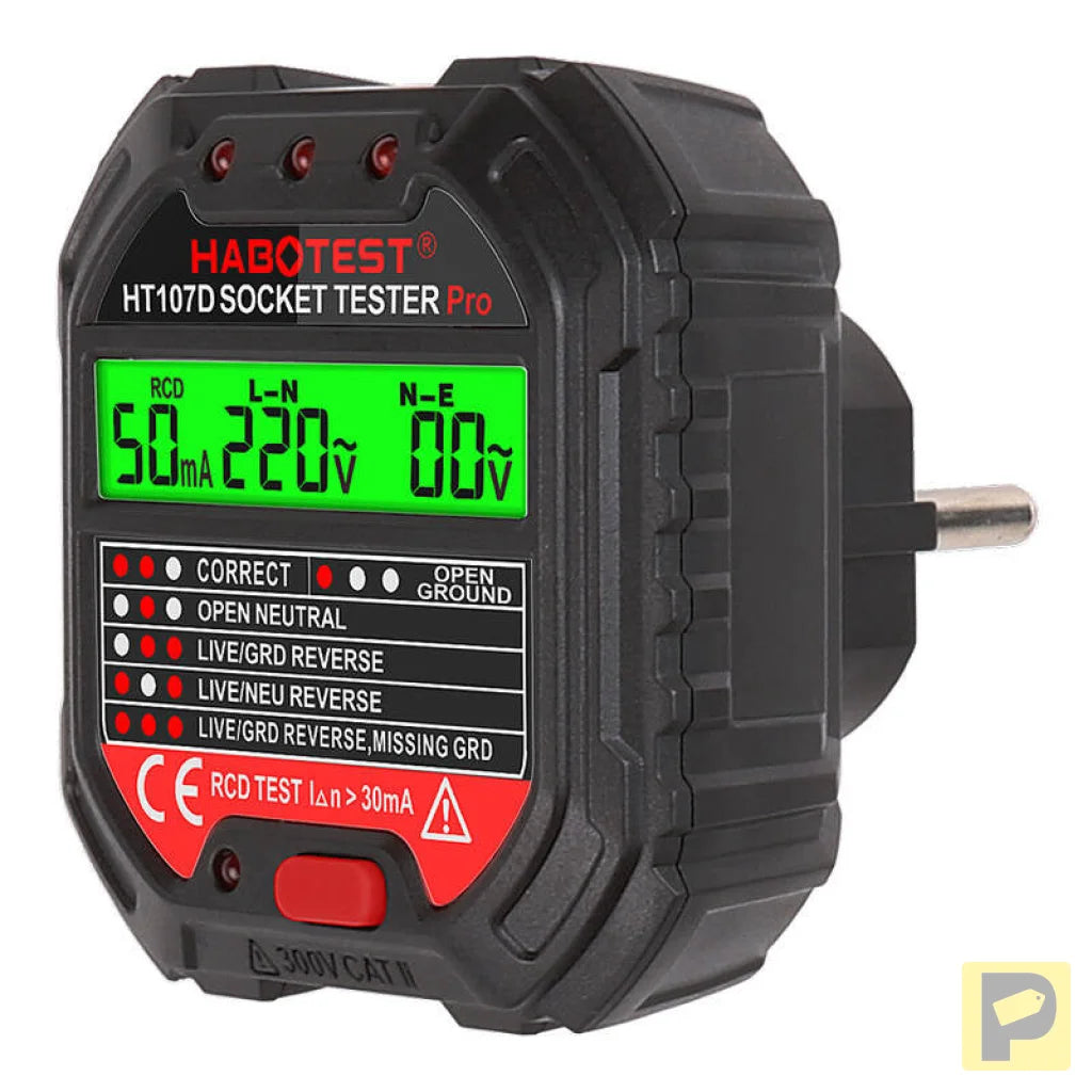 Socket tester with digital display Habotest HT107D