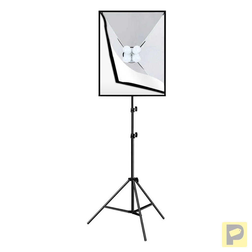 Studio set Puluz softbox 50x70cm, tripod, LED bulb 4 pcs PU5071EU