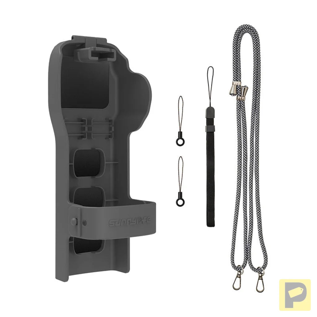 Sunnylife protective case with strap and lanyard for Osmo Pocket 3 (gray)