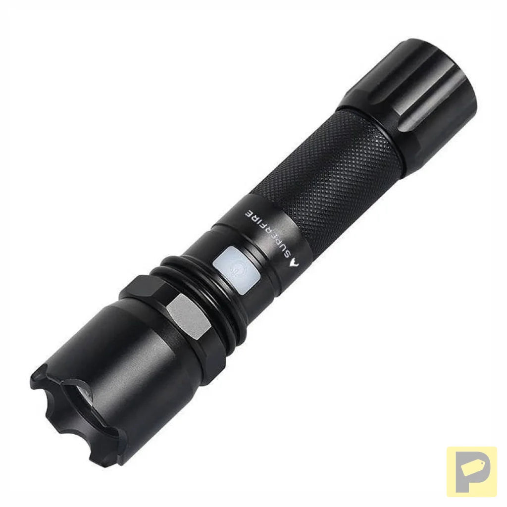 Superfire A10 flashlight, 550 lm, USB, 100-200 m, 5 modes