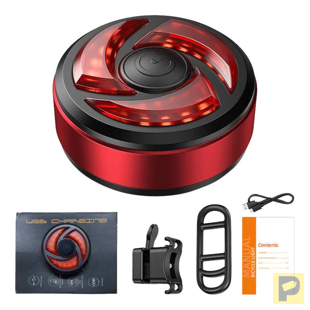 Superfire BTL02 rear bike light, USB, 330 mAh, 3 modes