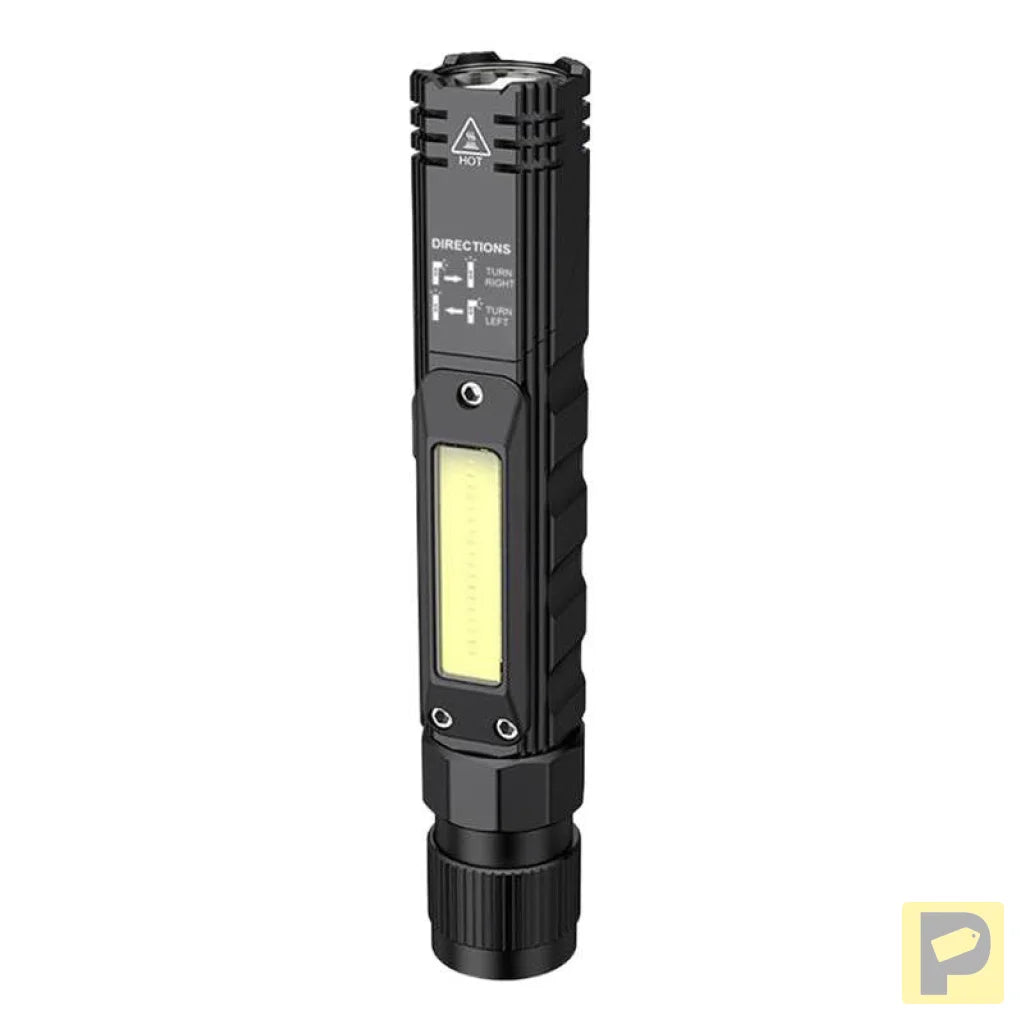 Superfire G19 multifunction flashlight, 200 lm, USB, 5 modes, 200 m