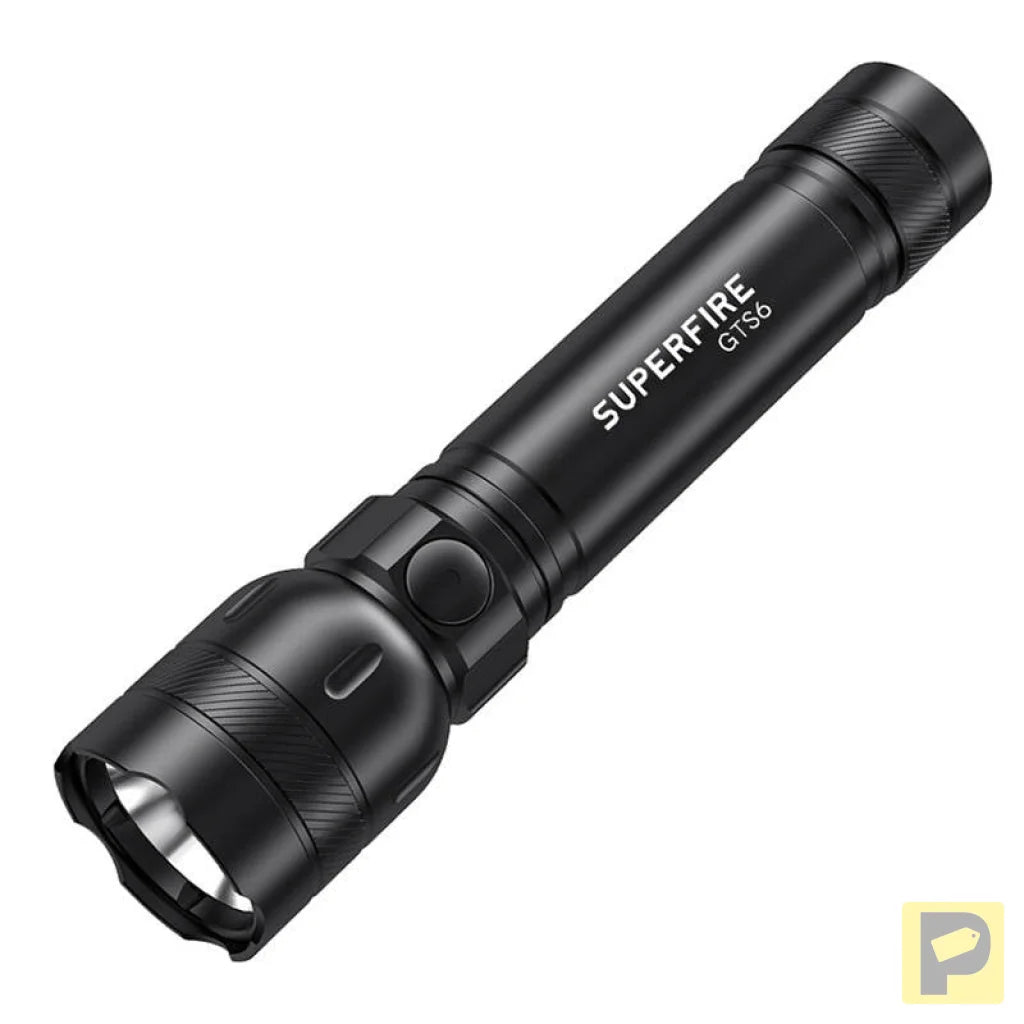 Superfire GTS6 flashlight, 360 lm, USB-C, 7W, 5 modes, 150m