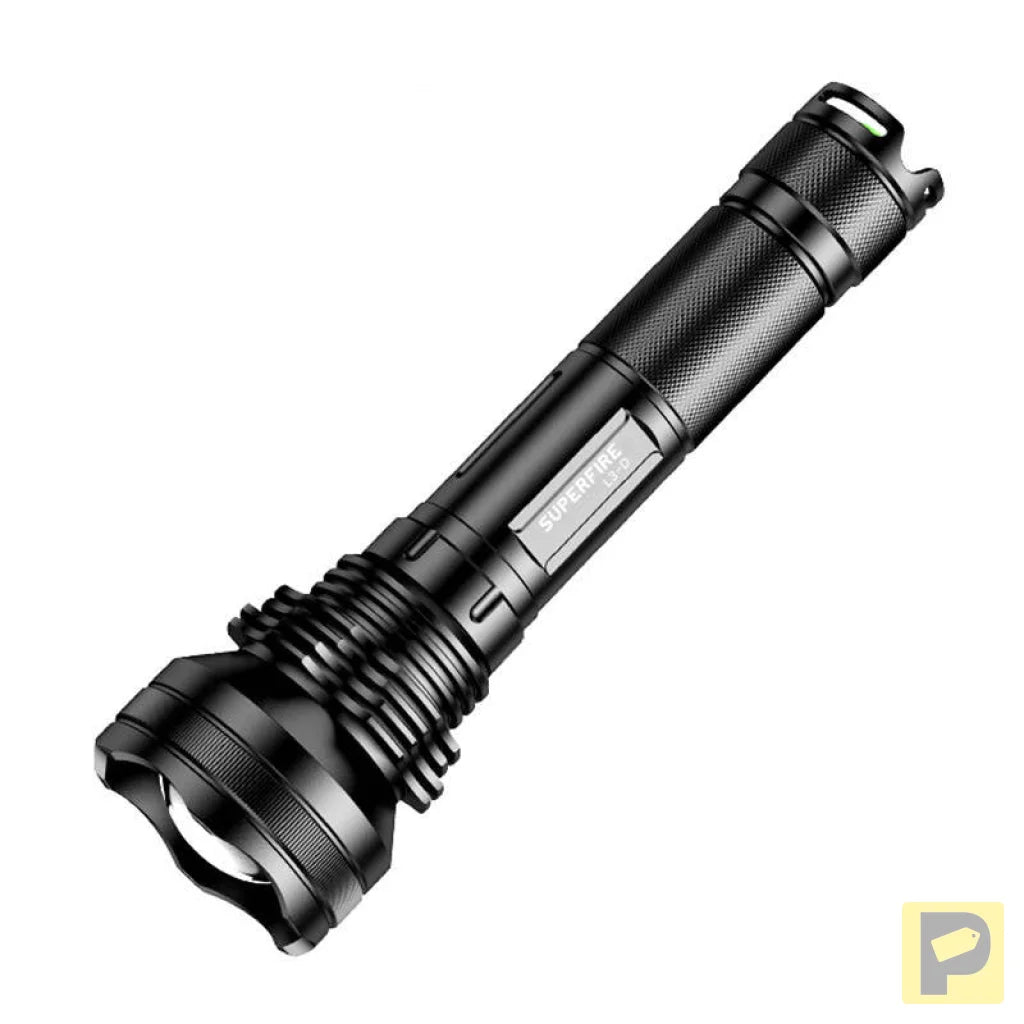 Superfire L3-D flashlight, 2700 lm, USB, 400 m, 5 modes