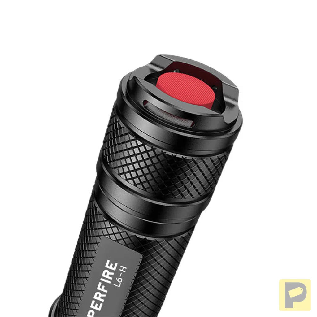 Superfire L6-H flashlight, 900 lm, 15W, USB-C, 5 modes