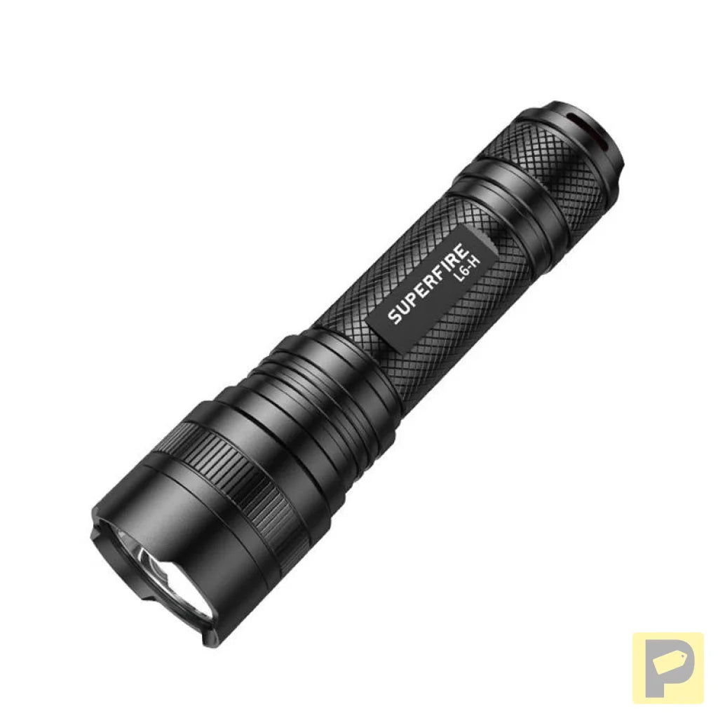 Superfire L6-H flashlight, 900 lm, 15W, USB-C, 5 modes