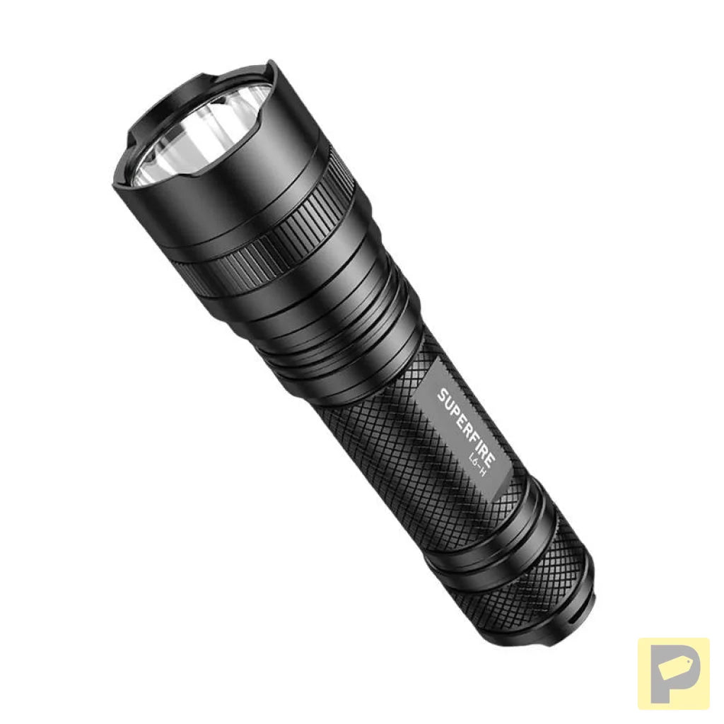 Superfire L6-H flashlight, 900 lm, 15W, USB-C, 5 modes