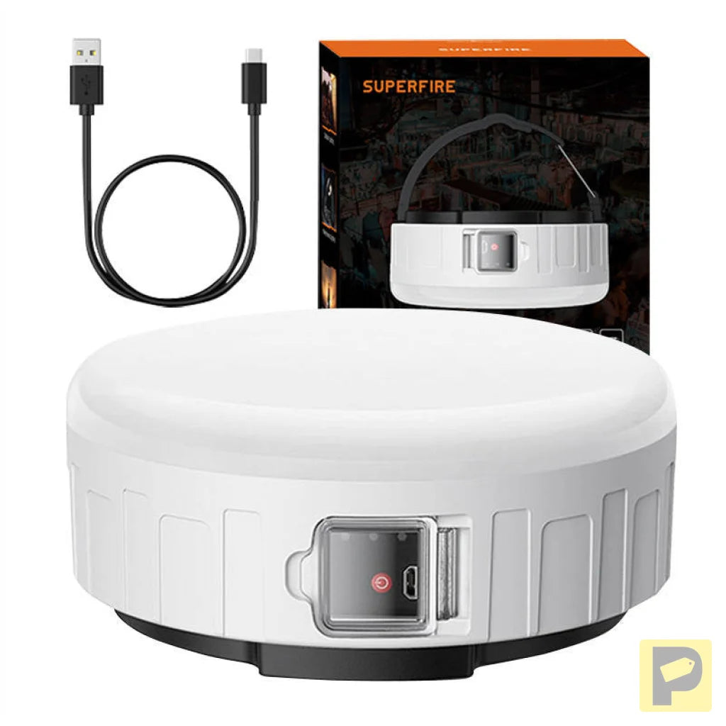 Superfire T25 camping light, 400 lm, USB, 3 modes