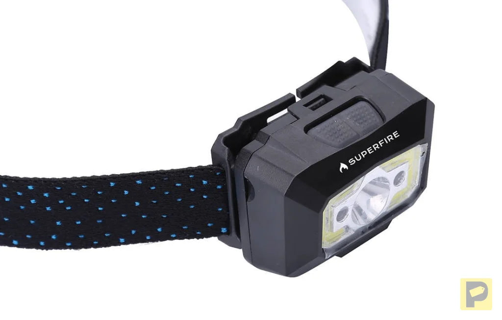 Superfire X30 headlamp, 340 lm, USB, 5 modes, 130 m