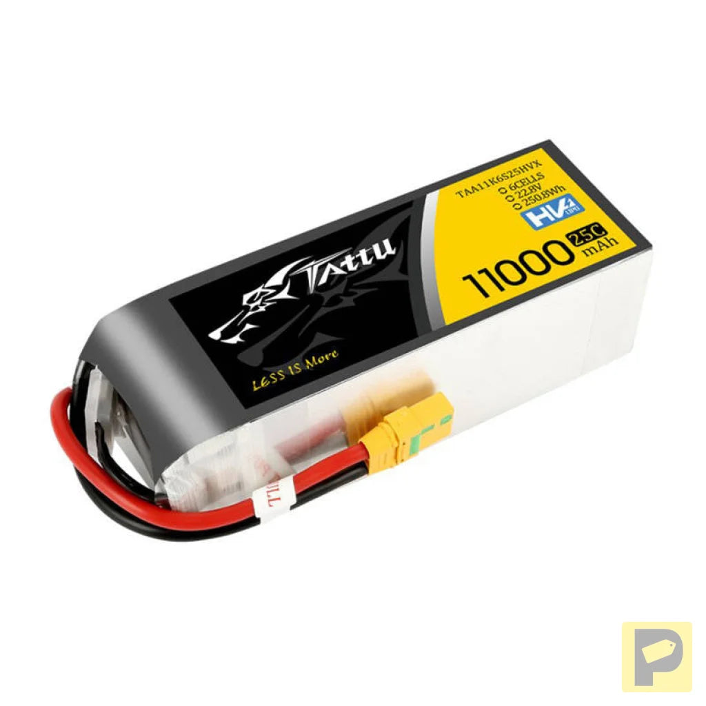 Tattu 11000mAh 22.8V HV 25C 6S1P Lipo Battery Pack with XT90-S (anti-spark) Plug