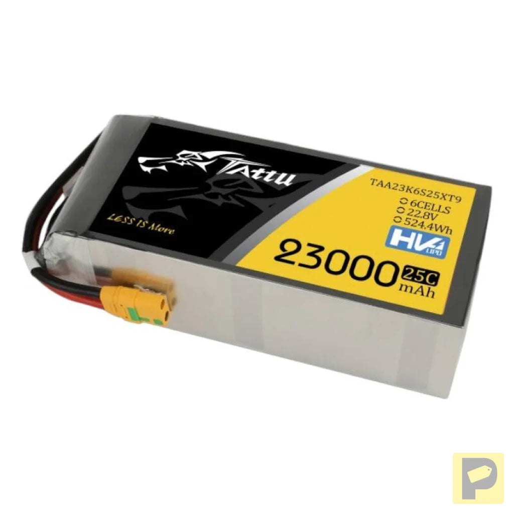 Tattu 23000mAh 22.8V 25C 6S1P Lipo Battery Pack With XT90-S