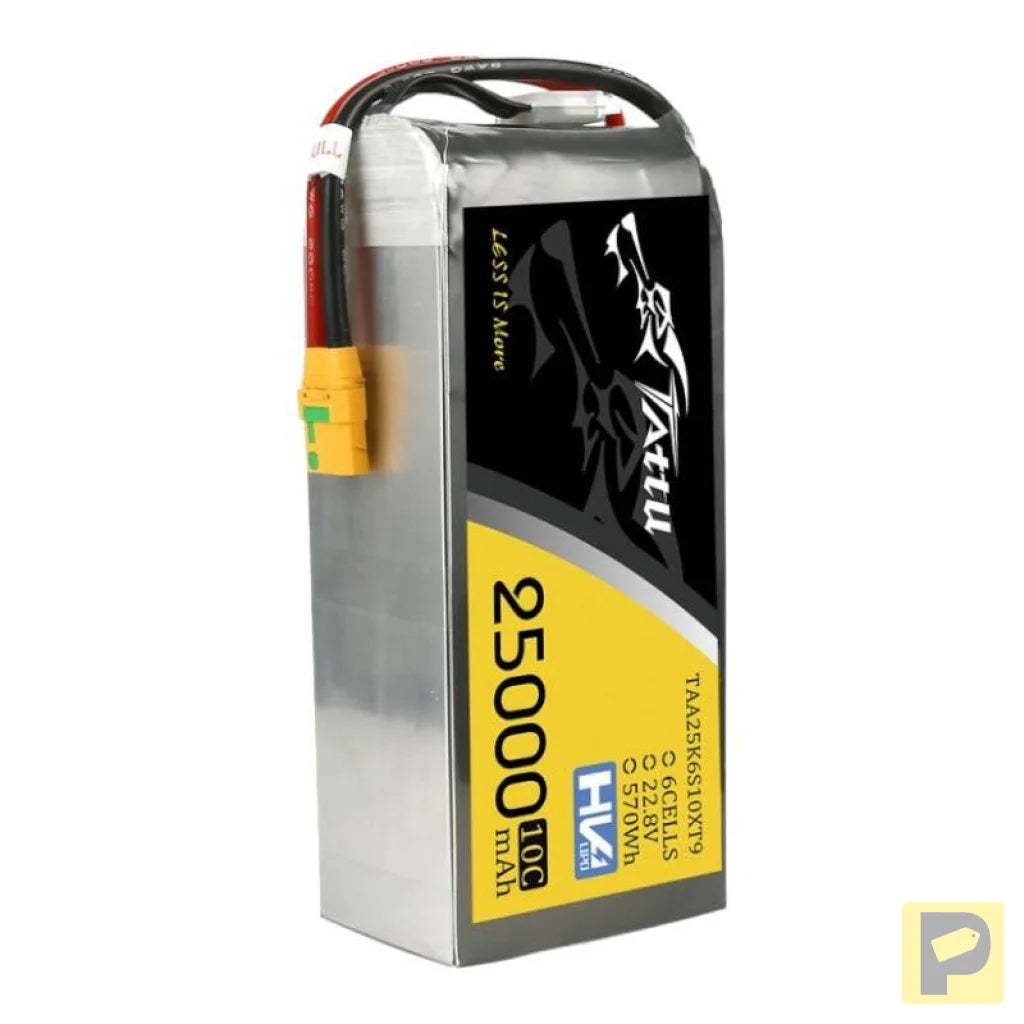 Tattu 25000mAh 22.8V 10C 6S1P Lipo Battery Pack With XT90-S