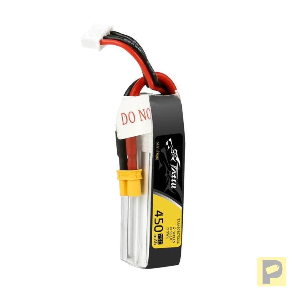 Tattu 450mAh 11.1V 75C 3S1P Long battery