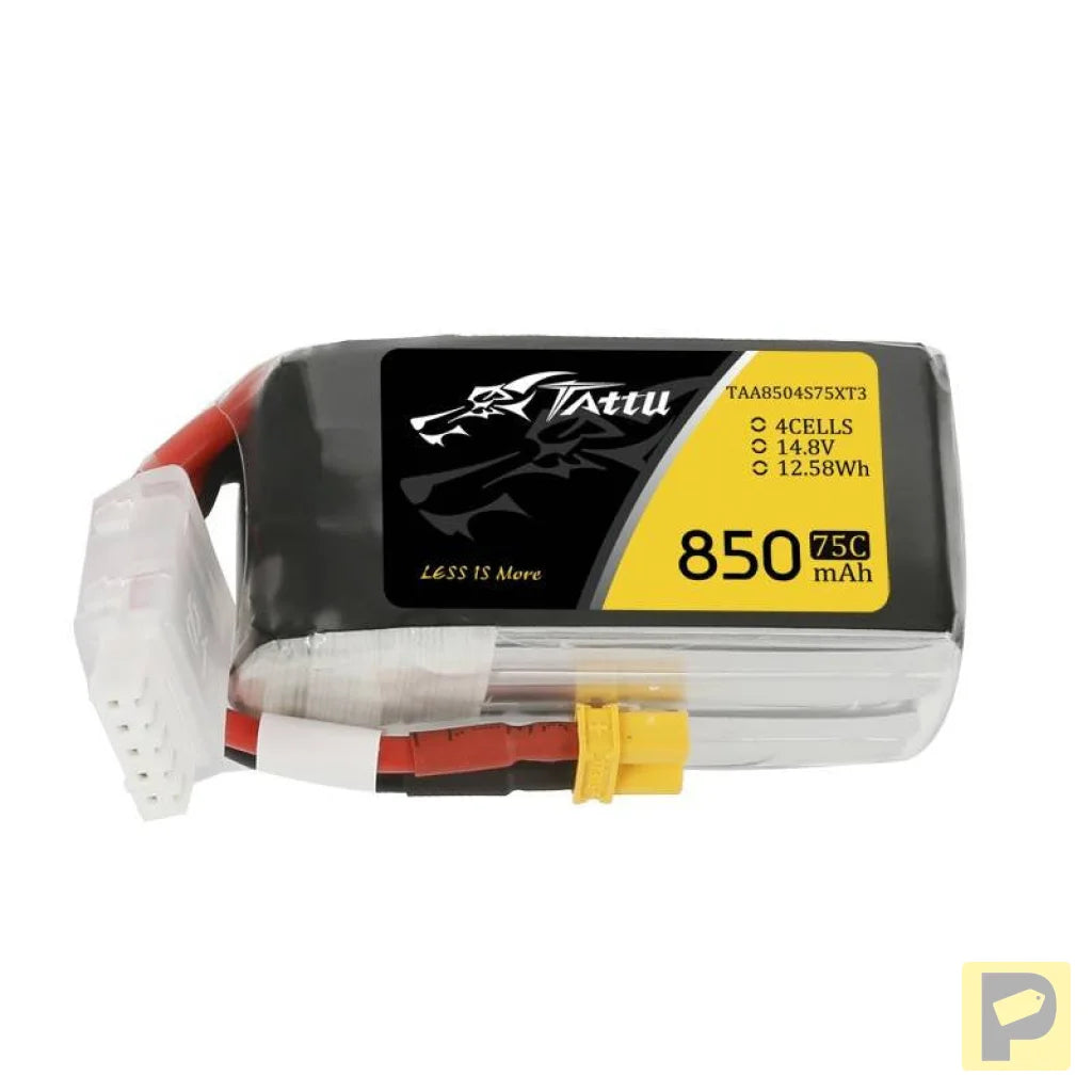 Tattu 850mAh 14.8V 75C 4S1P battery