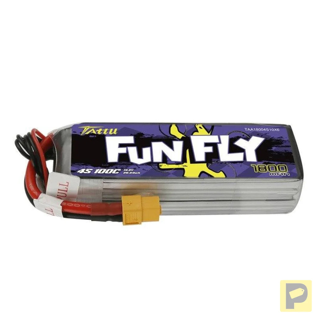 Tattu Funfly 1800mAh 14.8V 100C 4S1P XT60 battery