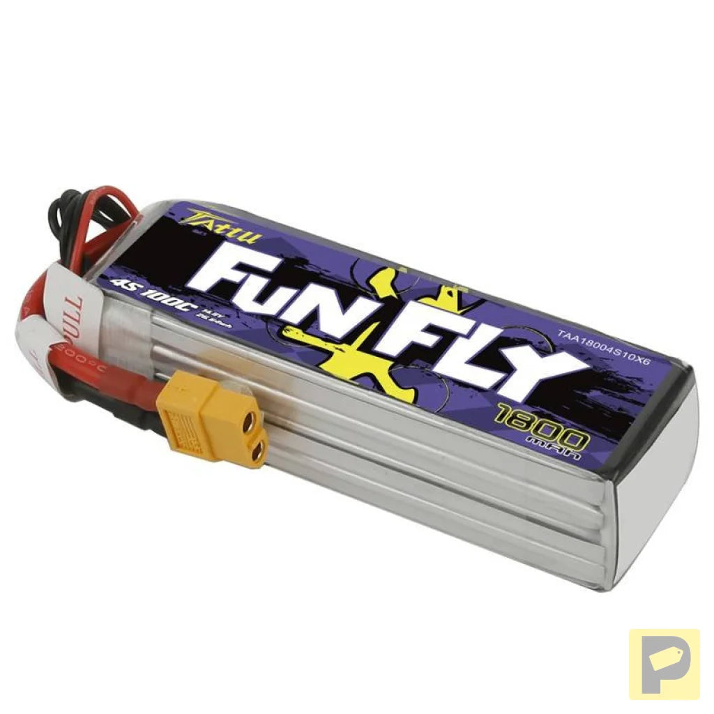 Tattu Funfly 1800mAh 14.8V 100C 4S1P XT60 battery