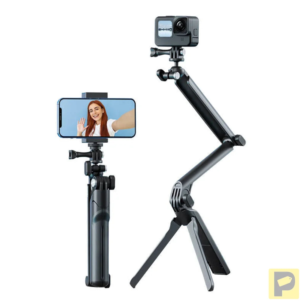 TELESIN 3-Way selfie-stick tripod for sports cameras