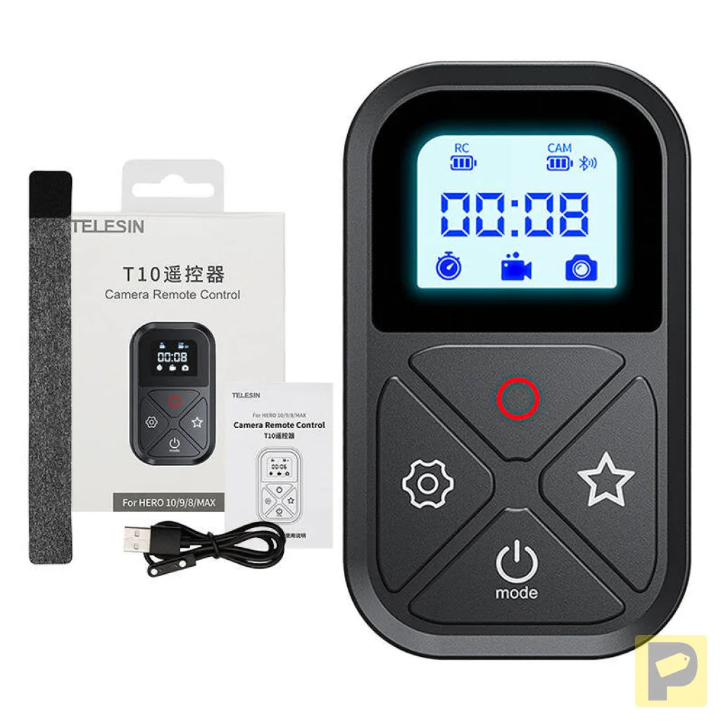 Telesin remote control for GoPro Hero 13 / 12 / 11 / 10 / 9 / 8 / MAX (GP-RMT-T10)