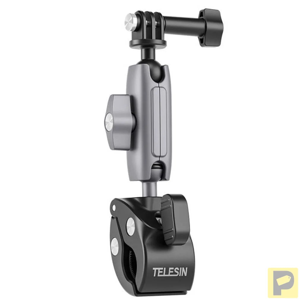 TELESIN Universal Handlebar Tube Clamp Mount for sport cameras (aluminum)