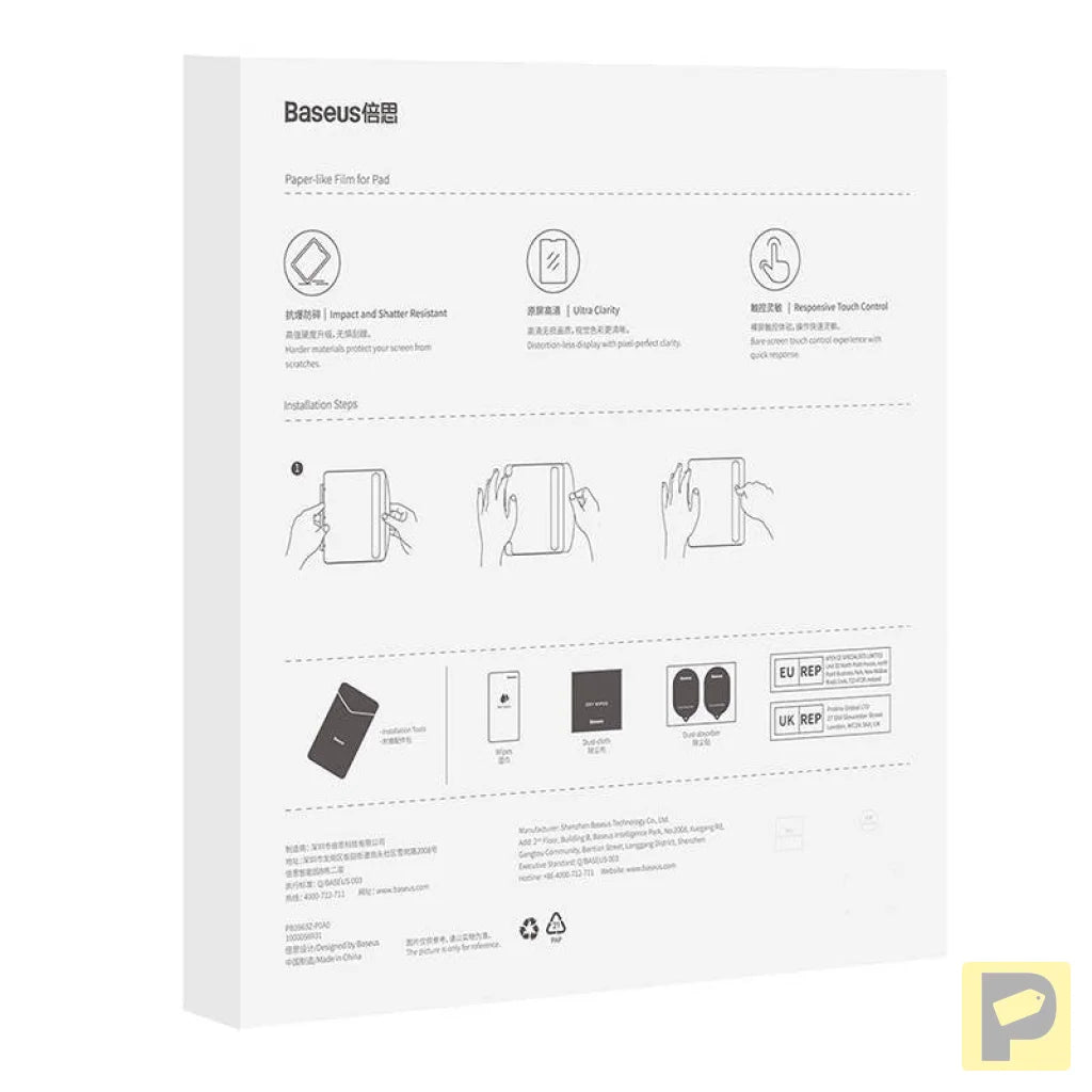 Tempered Glass Baseus Corning 0.4 mm for Pad Pro 10 10.9"