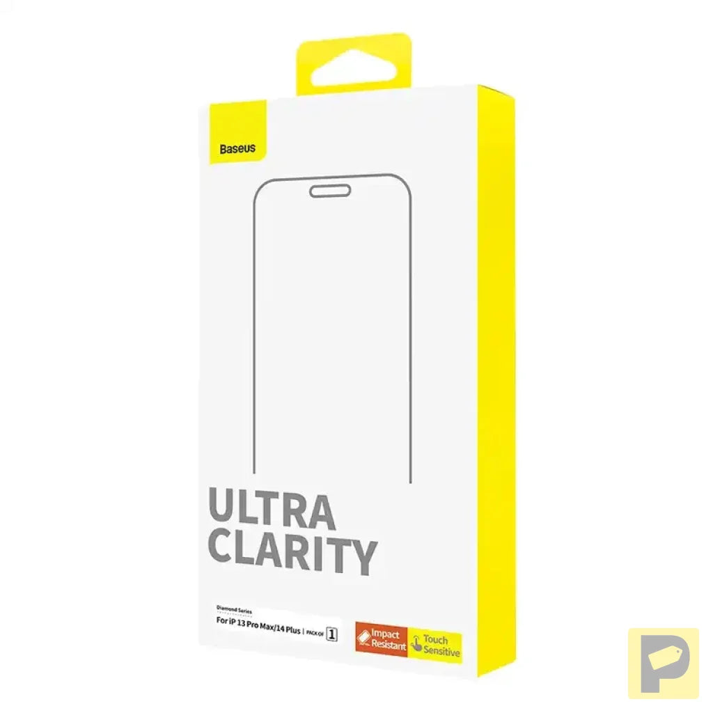 Tempered Glass screen protector  Baseus OS Diamond Series HD for Iphone 13 Pro Max/14 Plus(Clear)