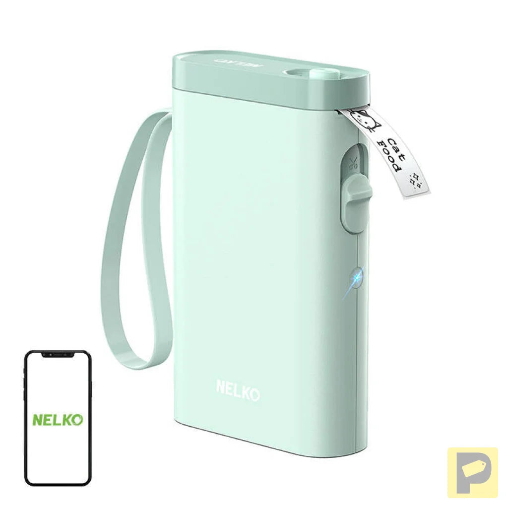 Thermal label printer Nelko P21 (green)