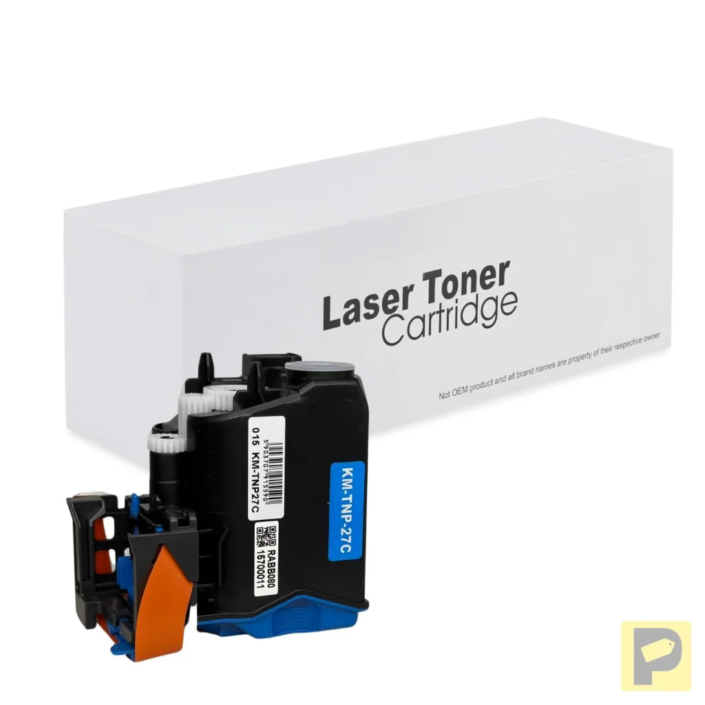 Toner do Konica Minolta A0X5453 / TNP27C | niebieski | wydajność 4500 str.