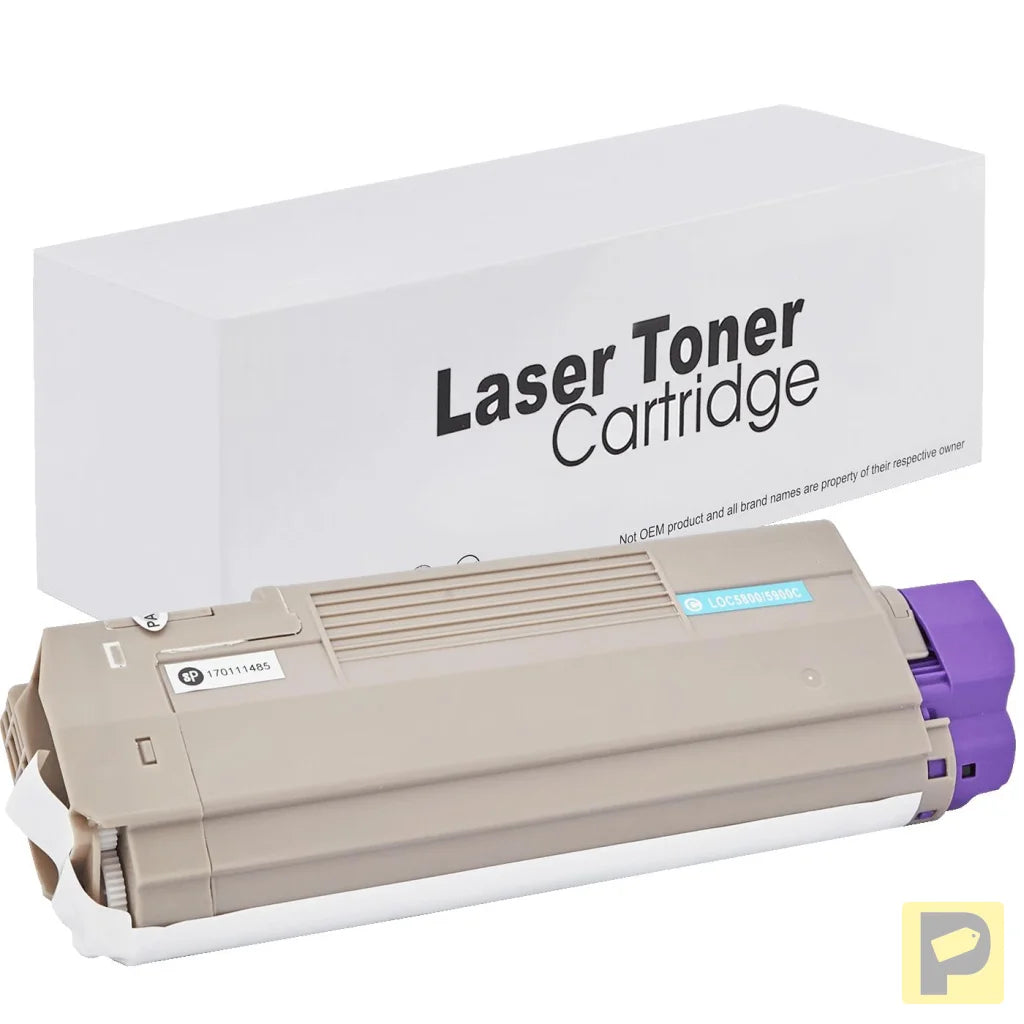 Toner do OKI 43324423 | niebieski | wydajność 5000 str.