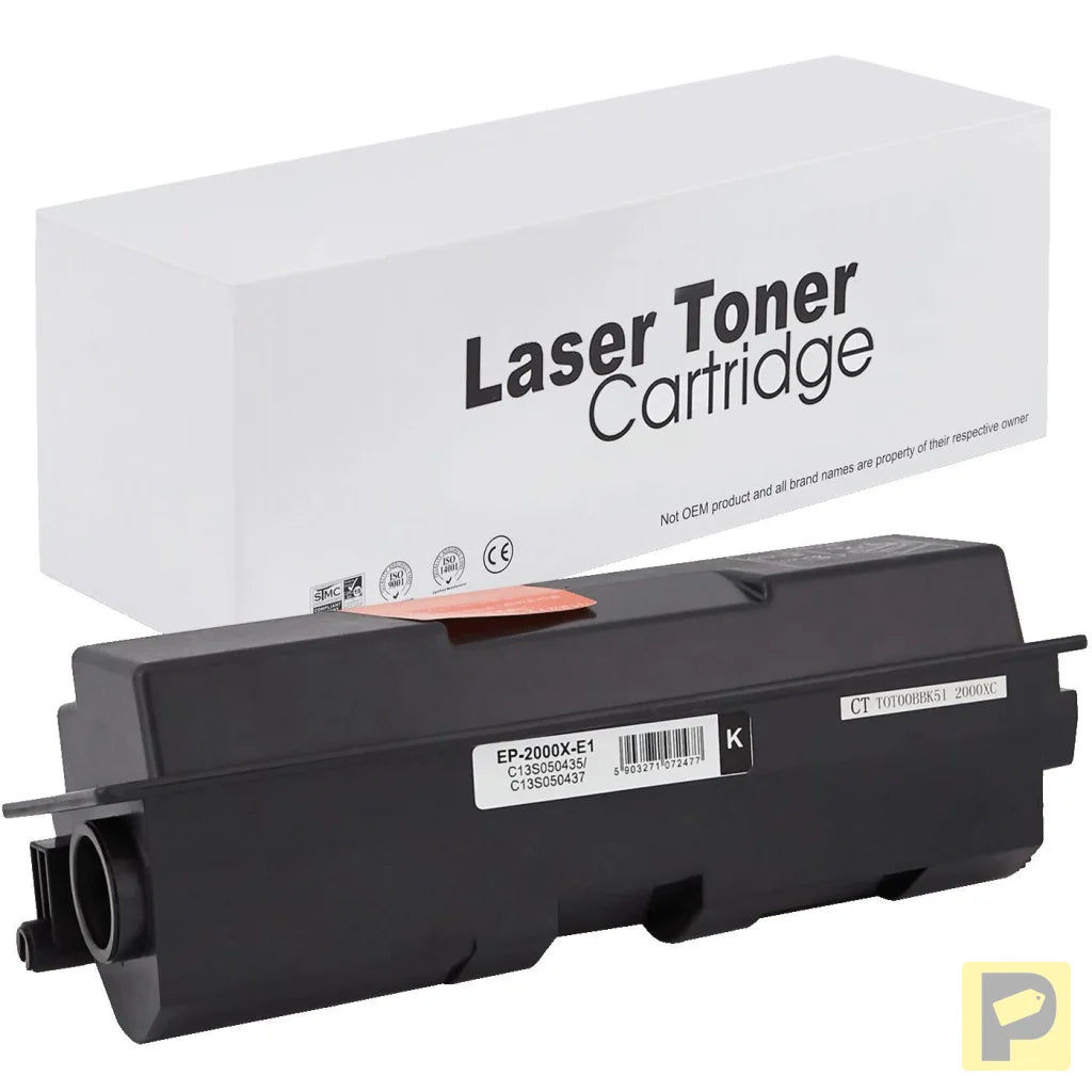 Toner for Epson | C13S050435 / C13S050437 | black | 8000 pag. | neutral box