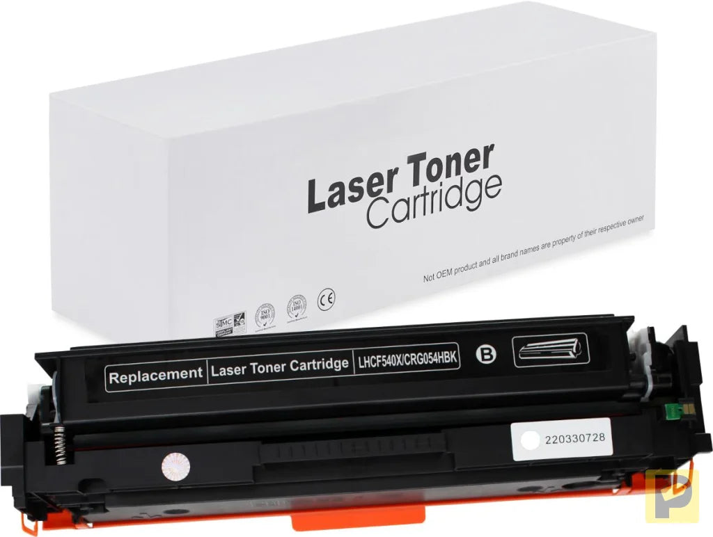 Toner for HP / Canon | CF540X / CRG054H | black | 3200 pag. | neutral box