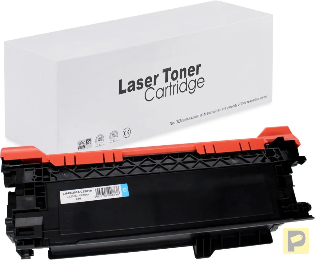 Toner for HP | CE251A / CE401A | cyan | 6000 pag. | neutral box