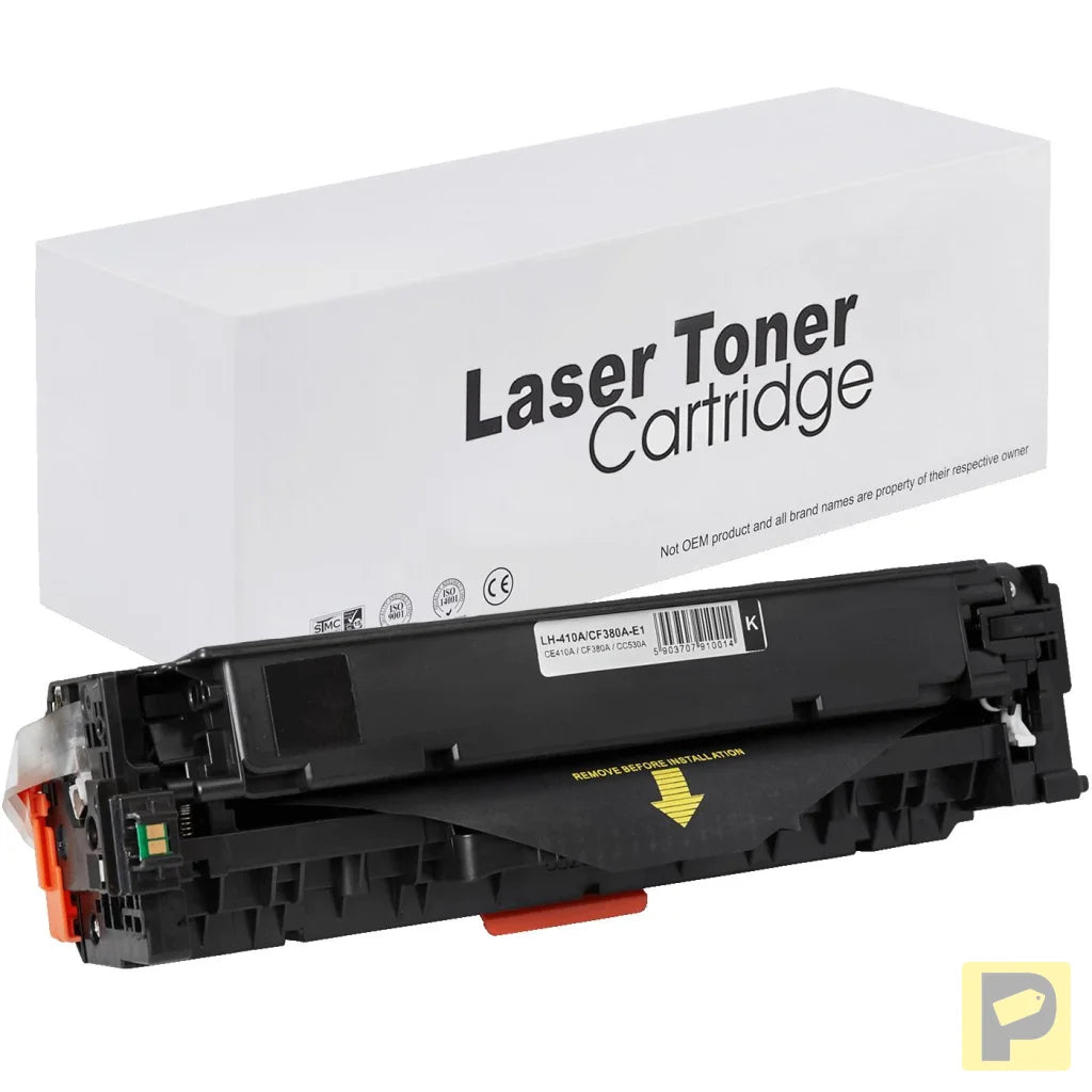 Toner for HP | CE410A / CF380A / CC530A | black | 3500 pag. | neutral box