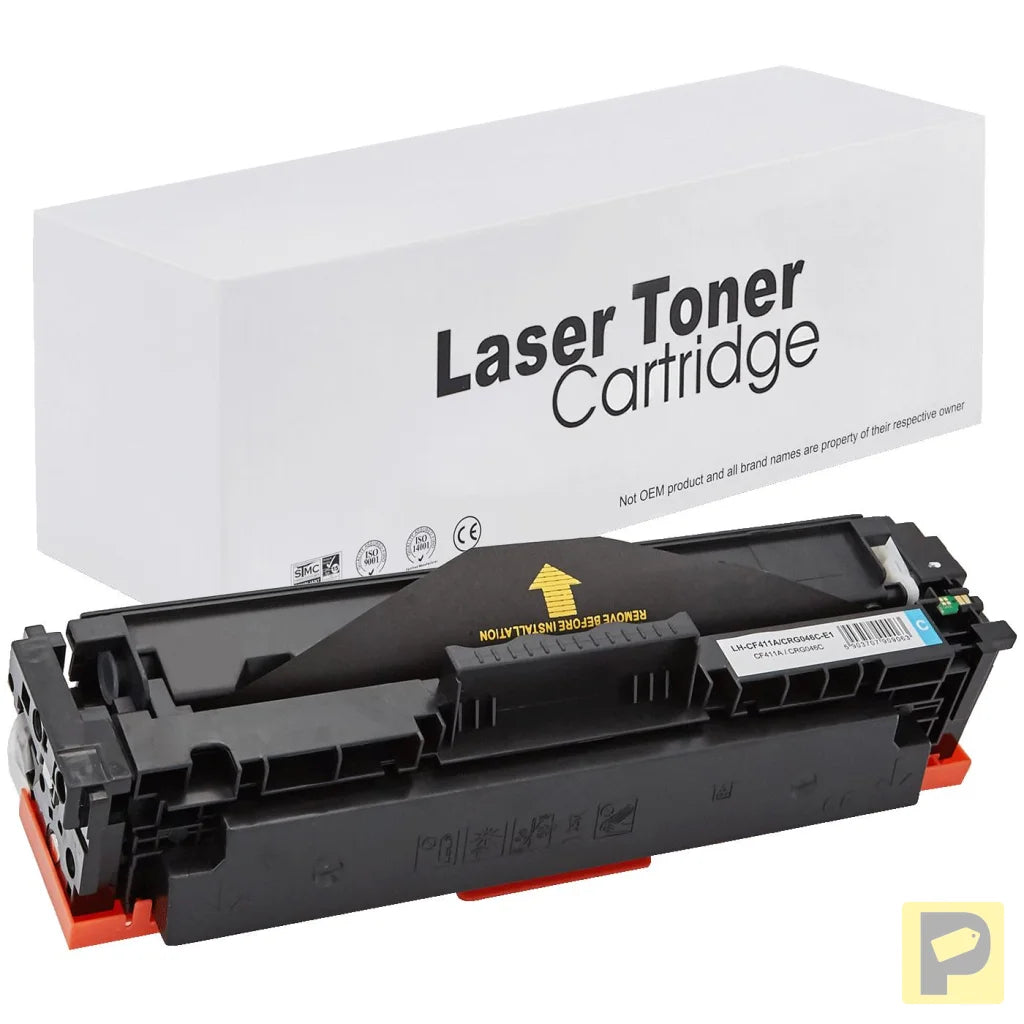 Toner for HP | CF411A / CRG046C | cyan | 2300 pag. | neutral box