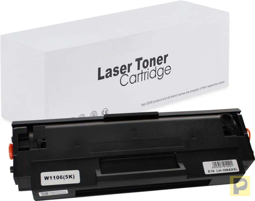 Toner for HP | W1106A | black | 5000 pag. | neutral box